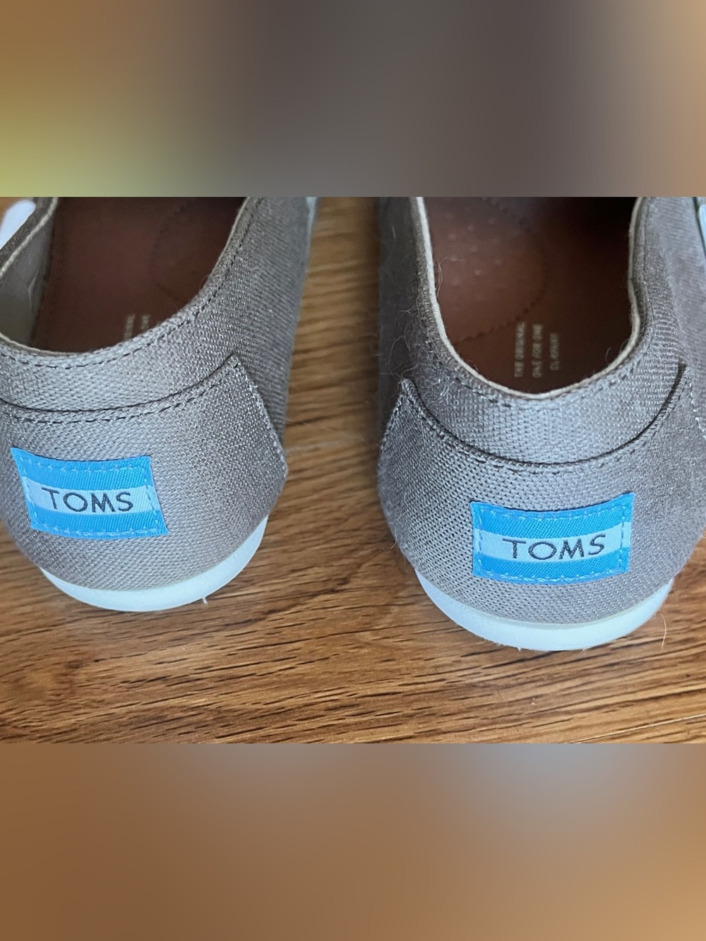 TOMS redondo dusty olive canvas slip on shoes women's 9 NEW NWT - Picture 3 of 4